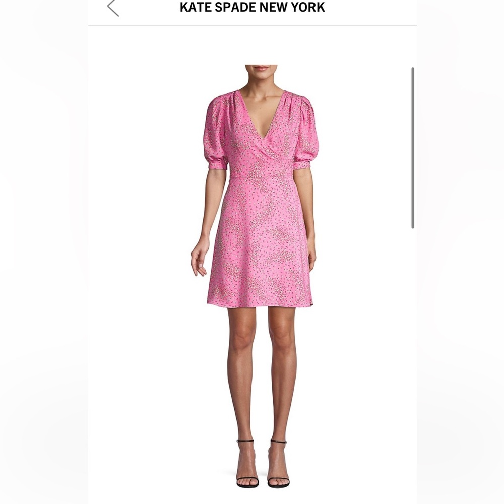 Kate Spade Meadow Printed Wrap Dress Size 6